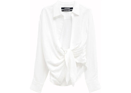Jacquemus La Chemise Bahia Shirt 990 Black - apparel view 2