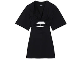 Jacquemus La Robe T-Shirt Bahia Dress Black