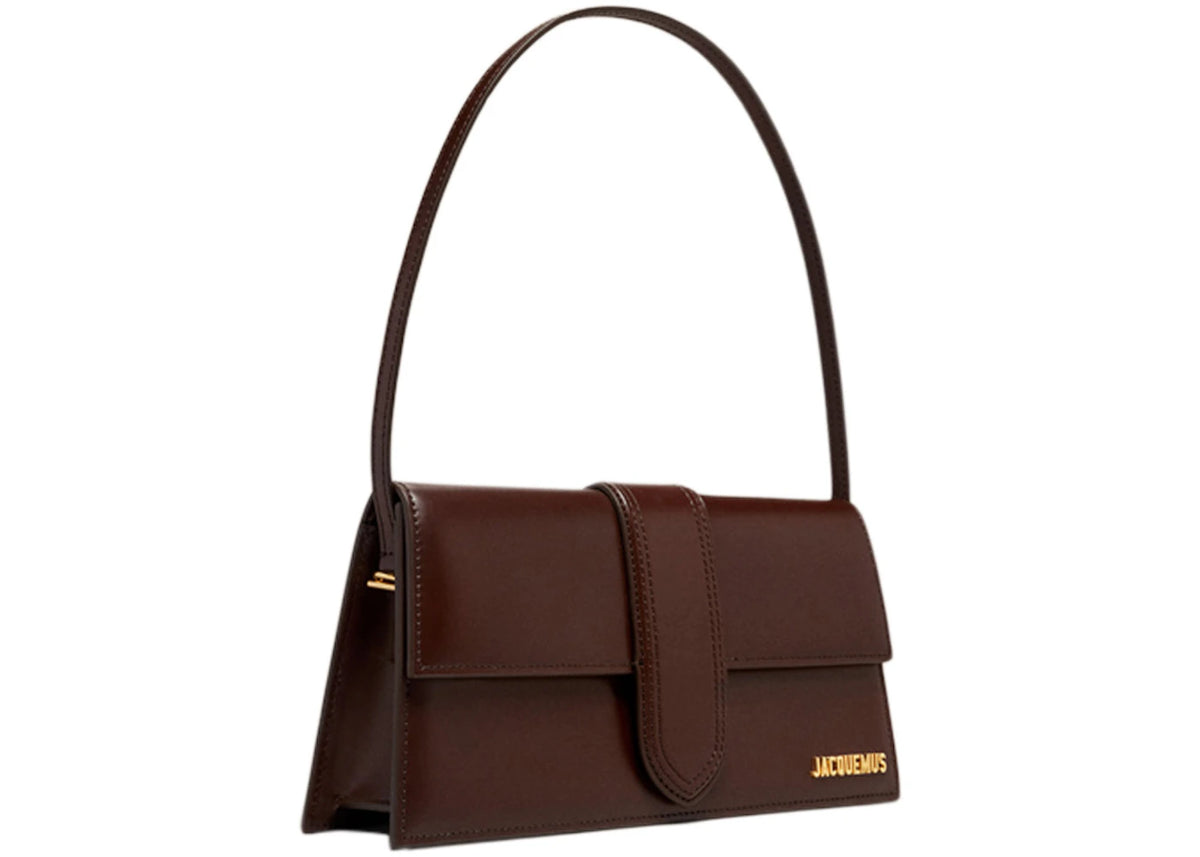 Jacquemus Le Bambino Long Flap Bag Brown - vue secondaire B