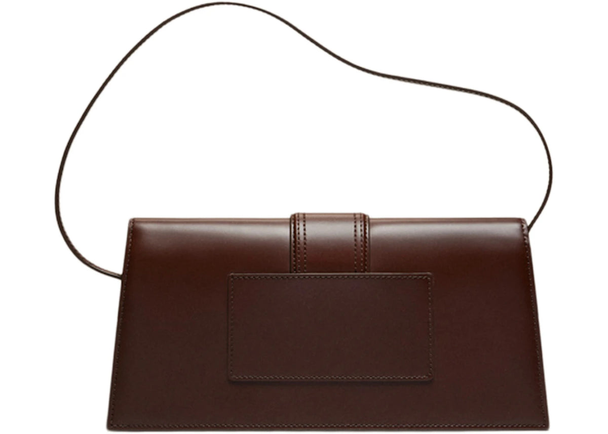 Jacquemus Le Bambino Long Flap Bag Brown - vue secondaire B