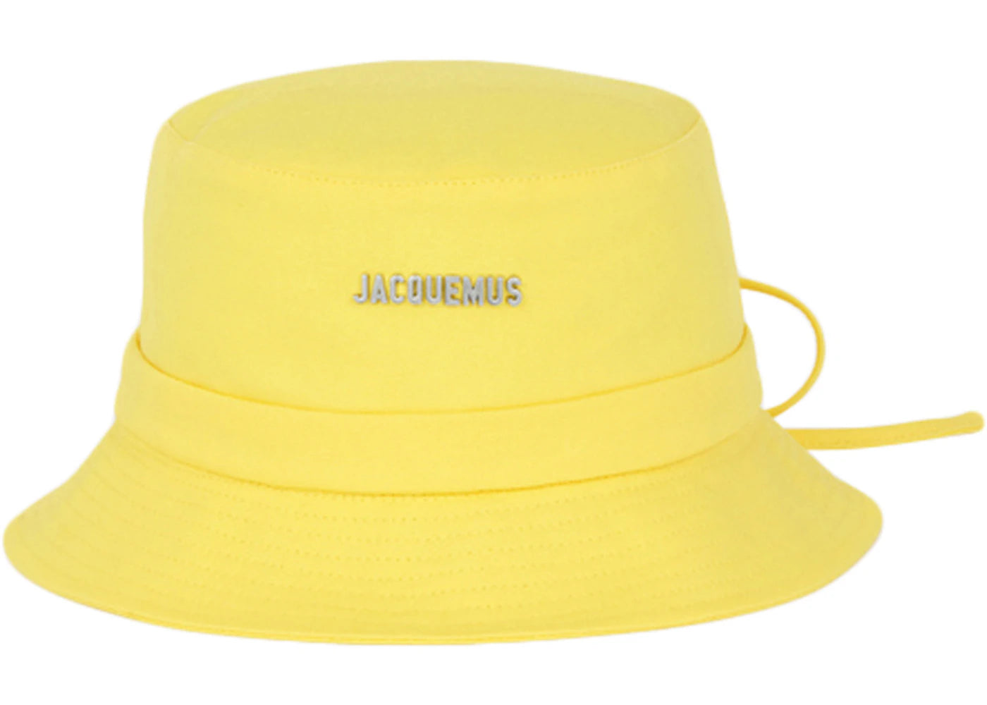 Jacquemus Le Bob Gadjo Bow Knotted Bucket Hat Yellow - vue secondaire A