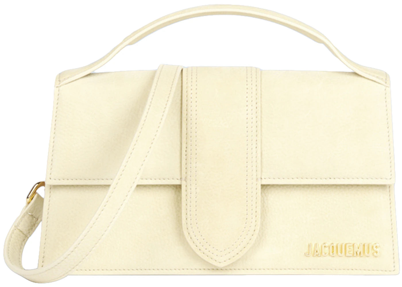 Jacquemus Le grand Bambino Umhängetasche Hellgelb - vue 360