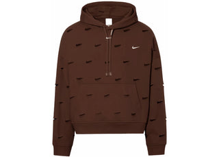 Jacquemus x Nike Le Swoosh Hoodie Brown - apparel view 2