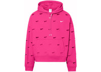 Jacquemus x Nike Le Swoosh Hoodie Dark Pink
