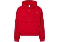 Jacquemus x Nike Le Swoosh Hoodie Dunkelrot