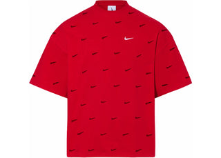 Jacquemus x Nike Le Swoosh T-shirt Dark Red - authentic Jacquemus apparel
