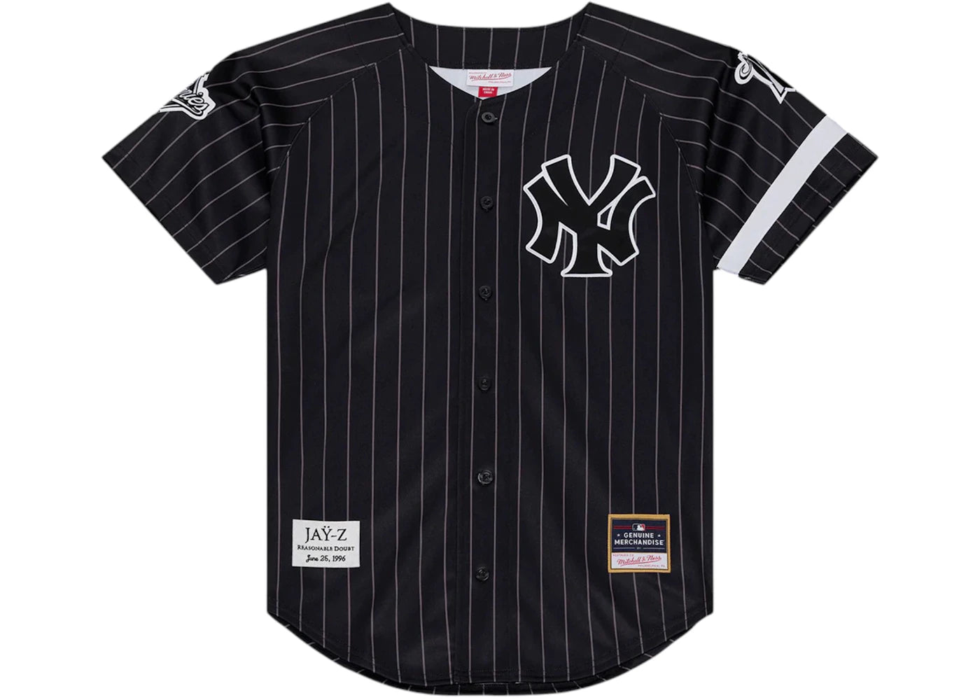 Jay-Z Reasonable Doubt x Mitchell & Ness x New York Yankees Jersey Black - vue secondaire A