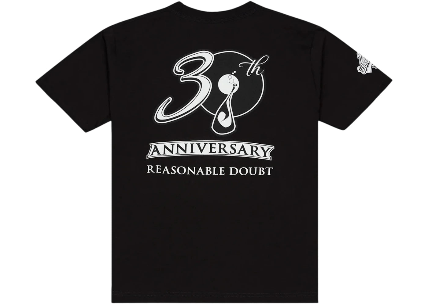 Jay-Z Reasonable Doubt x Mitchell & Ness x New York Yankees Tee Black - vue secondaire B