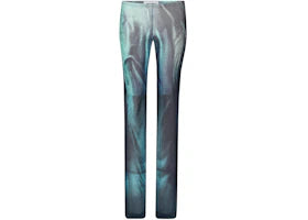 Jean Paul Gaultier Women's Mesh Printed Water Trouser Indigo/Vintage Blue - vue 360
