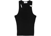 Jean Paul Gaultier Women's With Gaultier Piercing Detail Tank Top Black