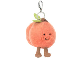 Plush Bag Charm Amuseables Peach - vue 360