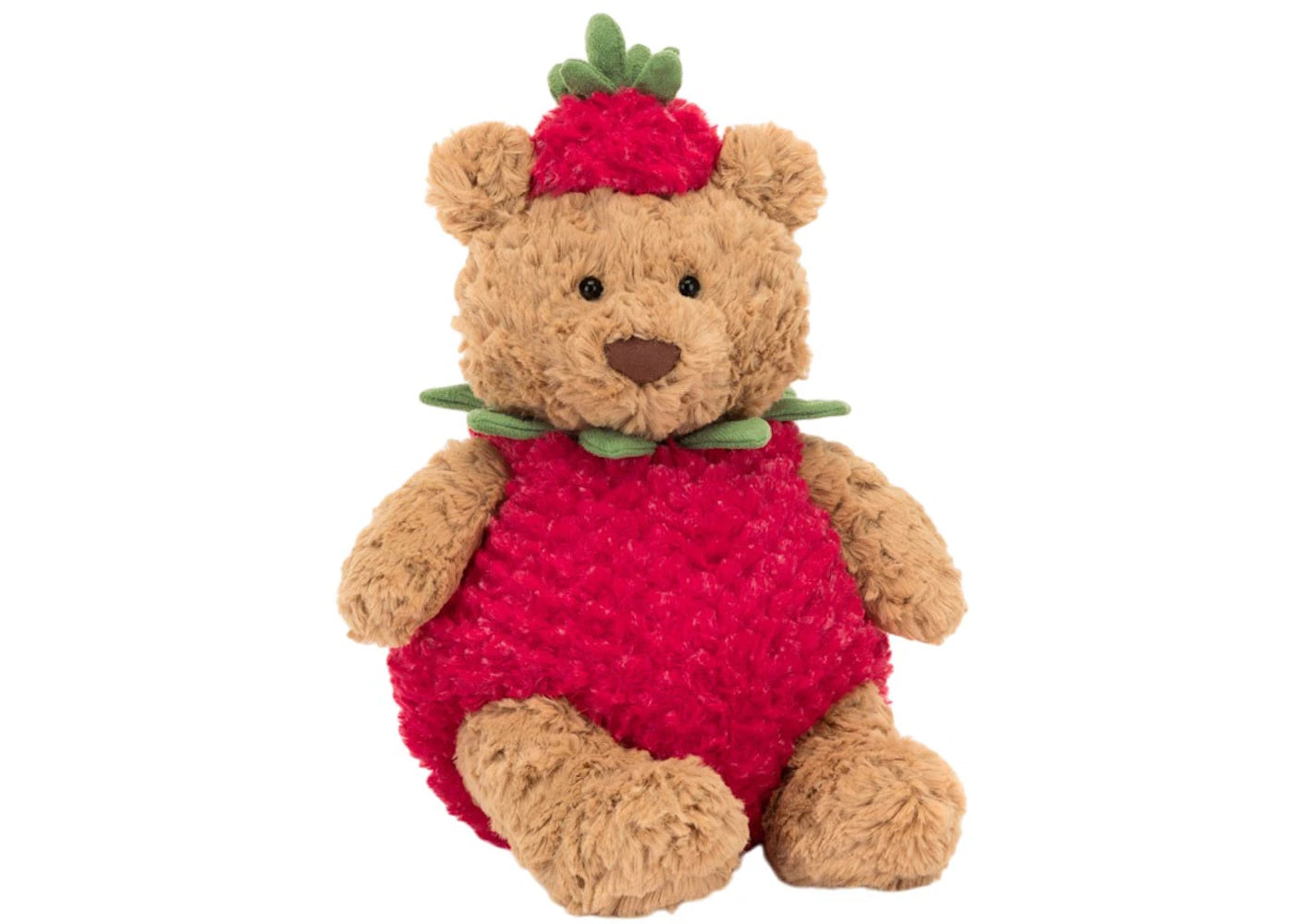 Jellycat Bartholomew Bear Strawberry Plush - vue 360