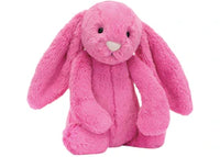 Jellycat Bashful Hot Pink Bunny Medium Plush