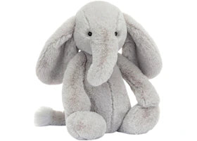 Jellycat Bashful Luxe Elephant Thuddeus Medium Plush - vue 360
