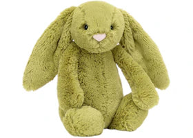 Jellycat Bashful Moss Bunny Medium Plush - vue 360