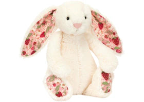 Plush Blossom Silver Bunny 'Berry' Small - vue 360