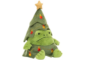 Jellycat Christmas Tree Ricky Rain Frog Plush - vue 360