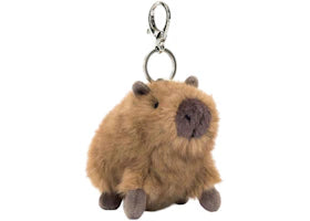 Plush Bag Charm Clyde Capybara - vue 360