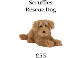 Jellycat Scruffles Rescue Dog Plush - vue 360