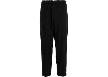 Jil Sander Elastic Drawstring Waist Gabardine Trousers Black - product view 2