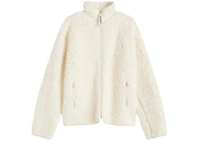 Jil Sander Fleece Zip Up Jacket Eggshell