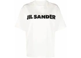 Jil Sander Women's Logo Printed T-Shirt Porcelain - vue secondaire A