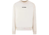 Jil Sander Logo Sweatshirt Light Beige