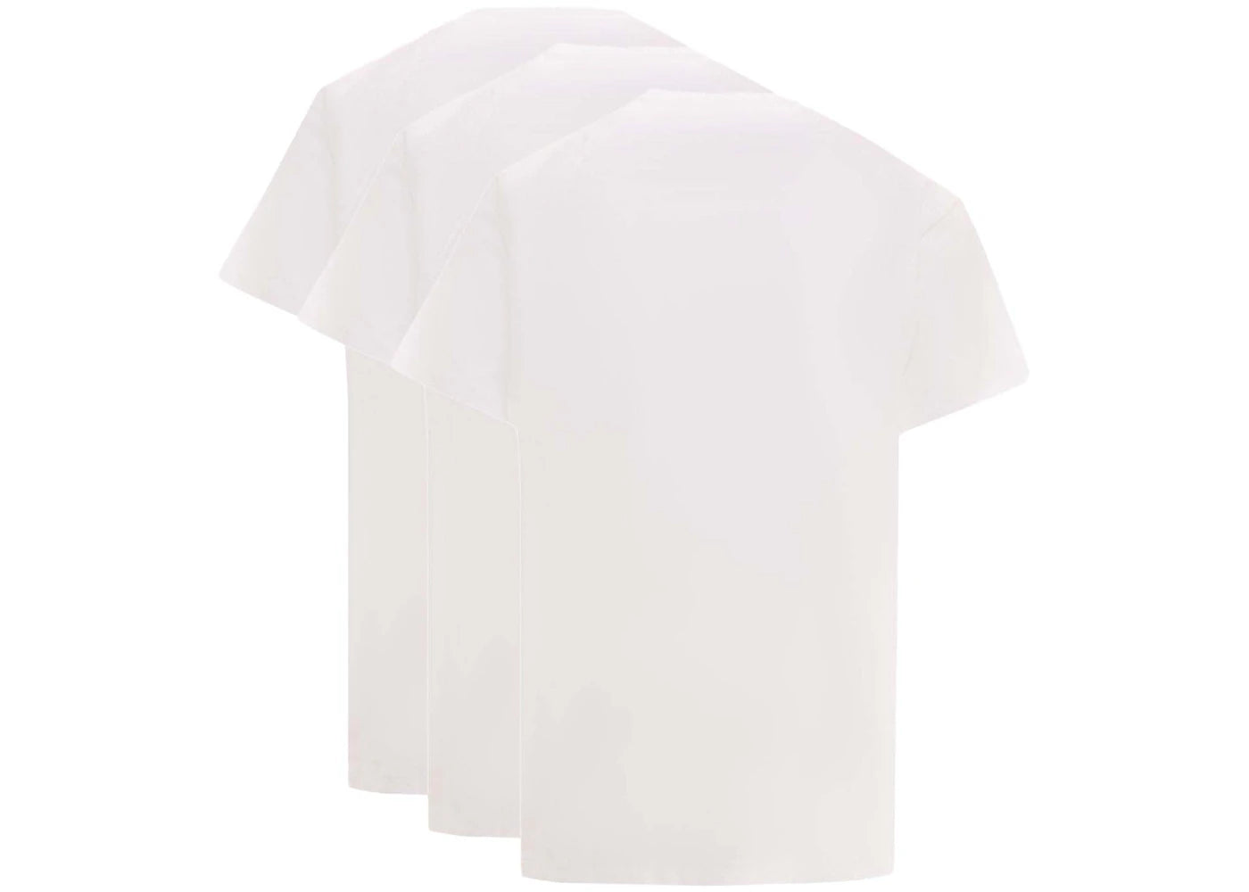 Jil Sander Man Biologic Cotton Logo Label T-Shirt Set White - vue secondaire B