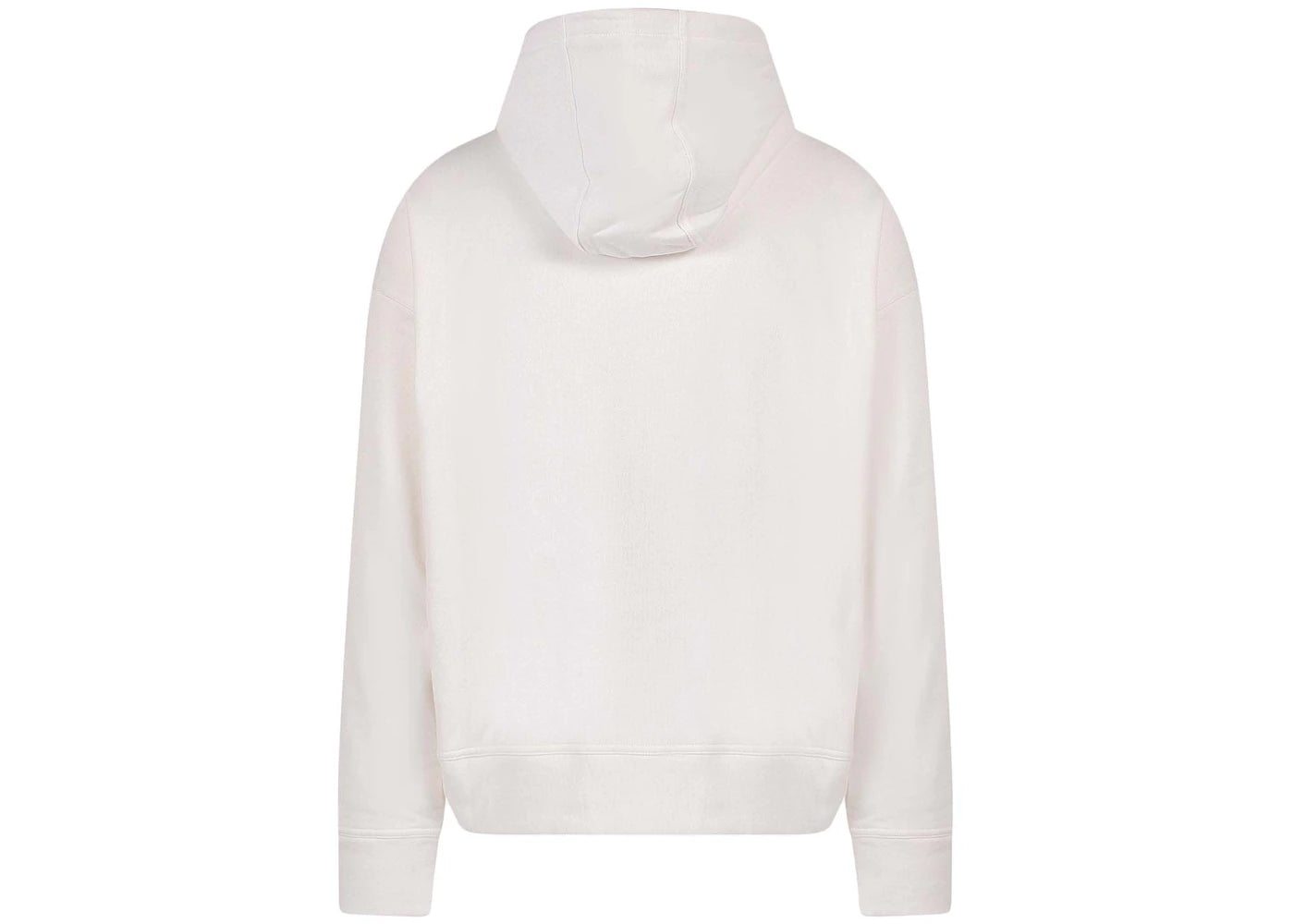 Jil Sander Man Cotton Frontal Logo Hoodie White - vue secondaire B