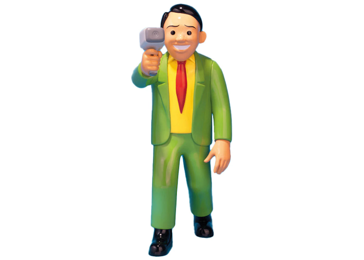 Joan Cornella Idiotmeter Man Vinyl Figure Green - vue secondaire A
