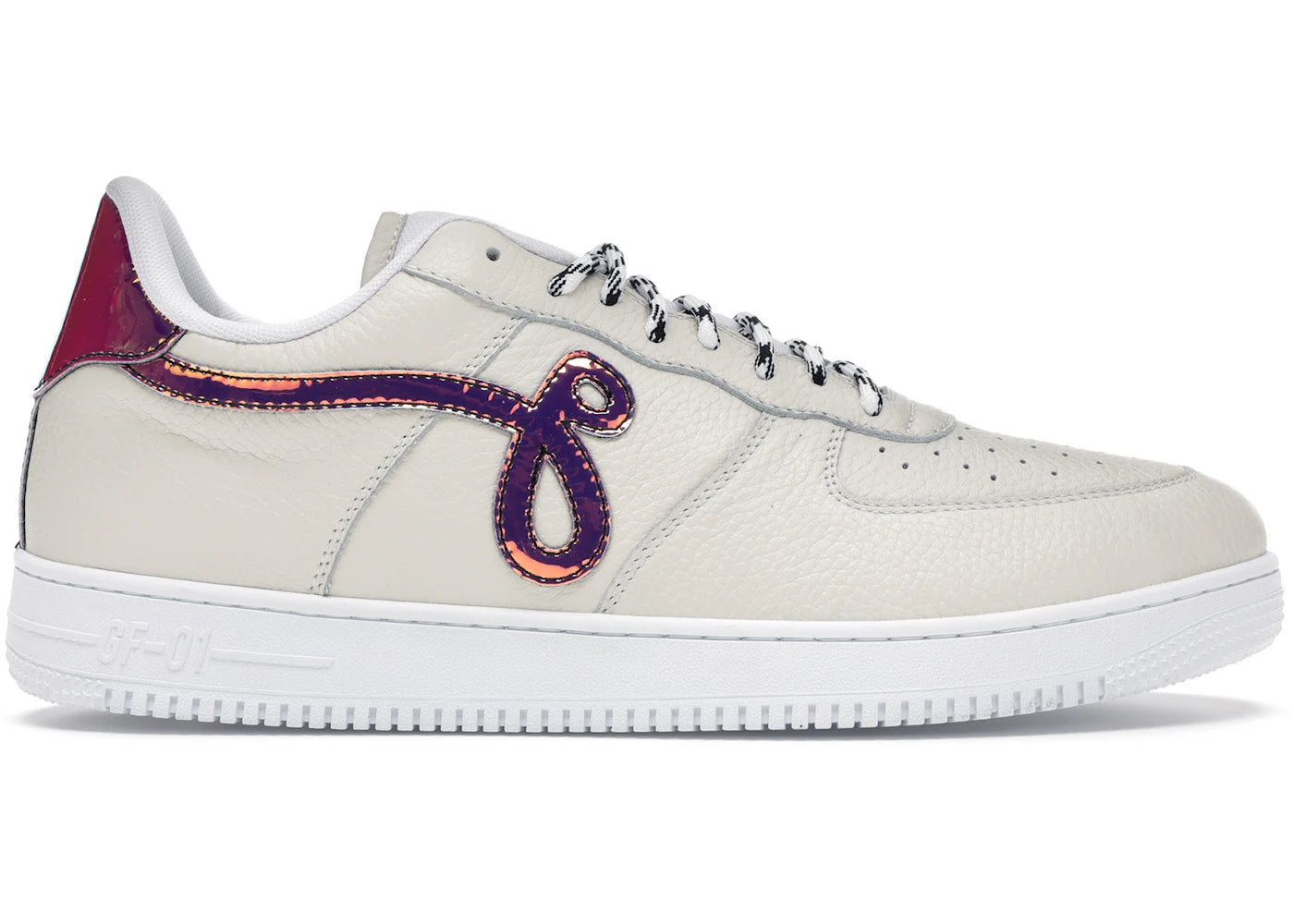 John Geiger GF-01 Off-White Pebbled Leather