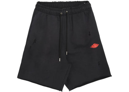 Jordan Air Jordan Rare Air Fleece Tall Size Shorts Black - authentic Jordan apparel