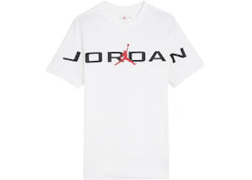 Jordan Air Short Sleeve T-shirt White/Red/Black - vue 360