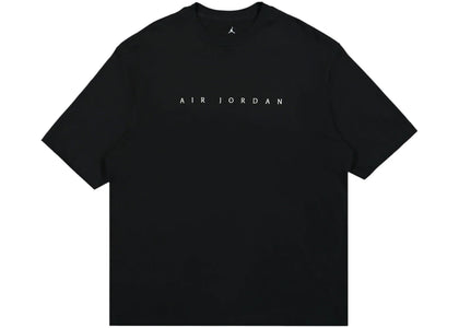 Jordan Air x Union Logo T-shirt Black - apparel view 2