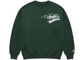 Jordan Brooklyn Fleece Crewneck Sweatshirt Midnight Green/Sail