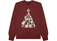 Jordan Brooklyn Fleece Holiday Crewneck Sweatshirt Redstone/Black