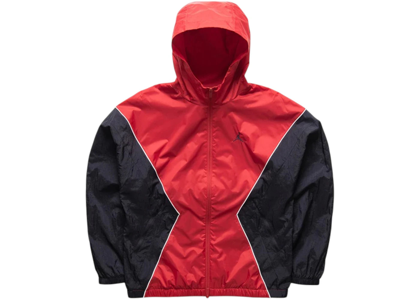 Jordan Brooklyn Hooded Draft Jacket Red/Black/White - vue 360