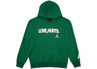 Jordan Fleece Love Hurts Jalen Hurts Hoodie Kelly Green