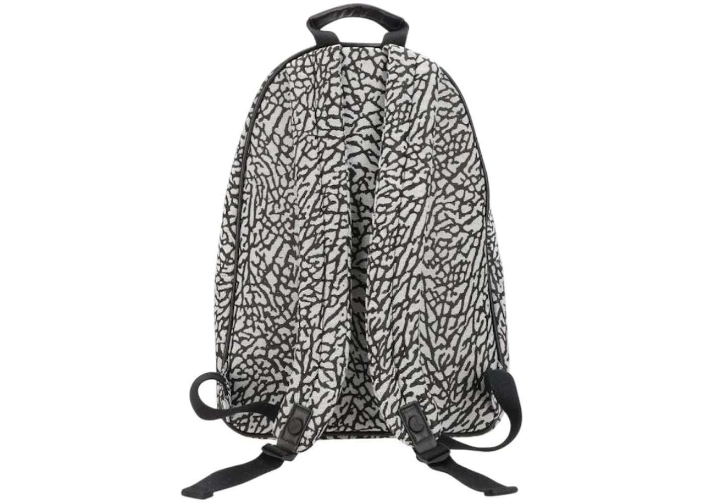 Jordan ICON Print Backpack (20L) Black/White - vue secondaire B