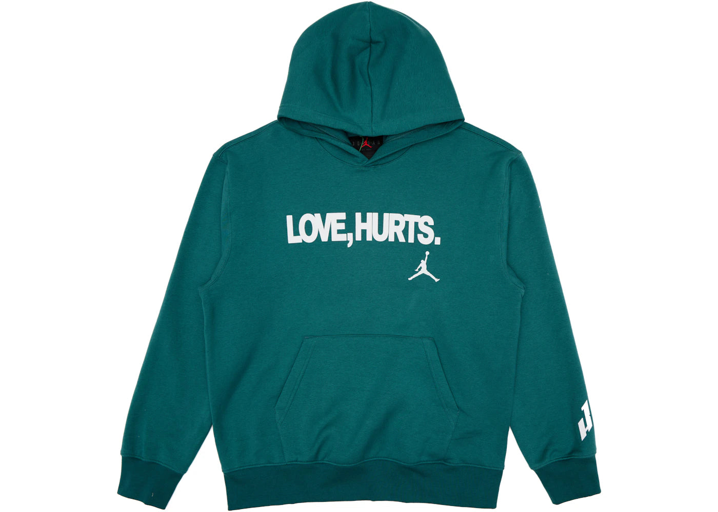 Jordan Jalen Hurts Love Hurts Pullover Fleece Hoodie Sport Teal sneakers - authentic Jordan shoes