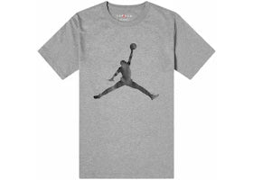 Jordan Jumpman Logo S/S T-Shirt Gray - vue 360
