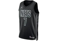 Jordan Kevin Durant Brooklyn Nets 2023 Jersey Black