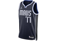 Jordan Mavericks Luka Doncic 2022 Dri-Fit Jersey Blue
