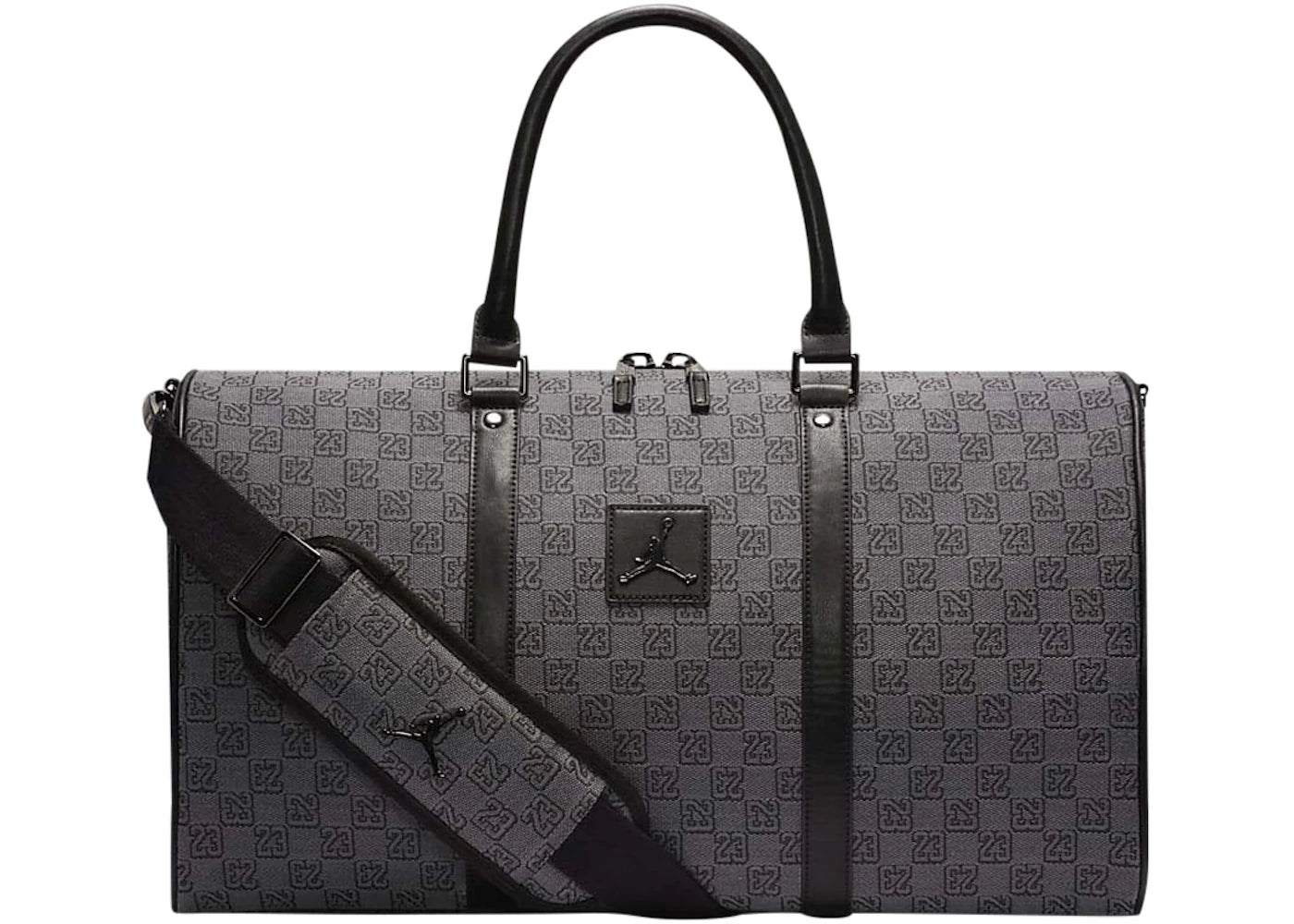 Jordan Monogram Duffle Bag 25L Dark Smoke Grey - vue 360