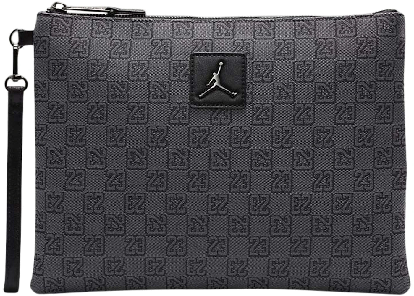 Jordan Monogram Pouch (0,69 l) Dunkelgrau - vue 360