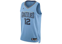 Jordan NBA Memphis Grizzlies Ja Morant Statement Edition Dri-FIT Swingman Jersey Light Blue/Dark Blue