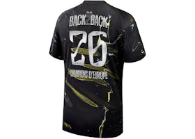 Jordan PSG 2025/26 Night Edition Special Edition Stadium Jersey (Champions of Europe 2026 Print) Black