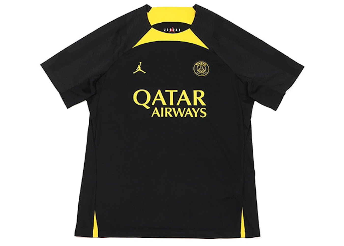 Jordan Paris Saint-Germain Strike Jersey Black/Tour Yellow - vue 360