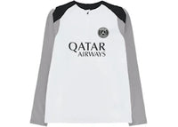 Jordan Paris Saint-Germain Strike Night Edition Men's Dri-FIT Soccer Knit Drill Top White/Atmosphere Grey/Black/Black