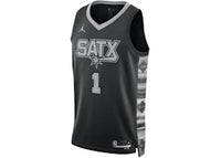 Jordan Victor Wembanyama Spurs 22/23 Dri-Fit Jersey Black